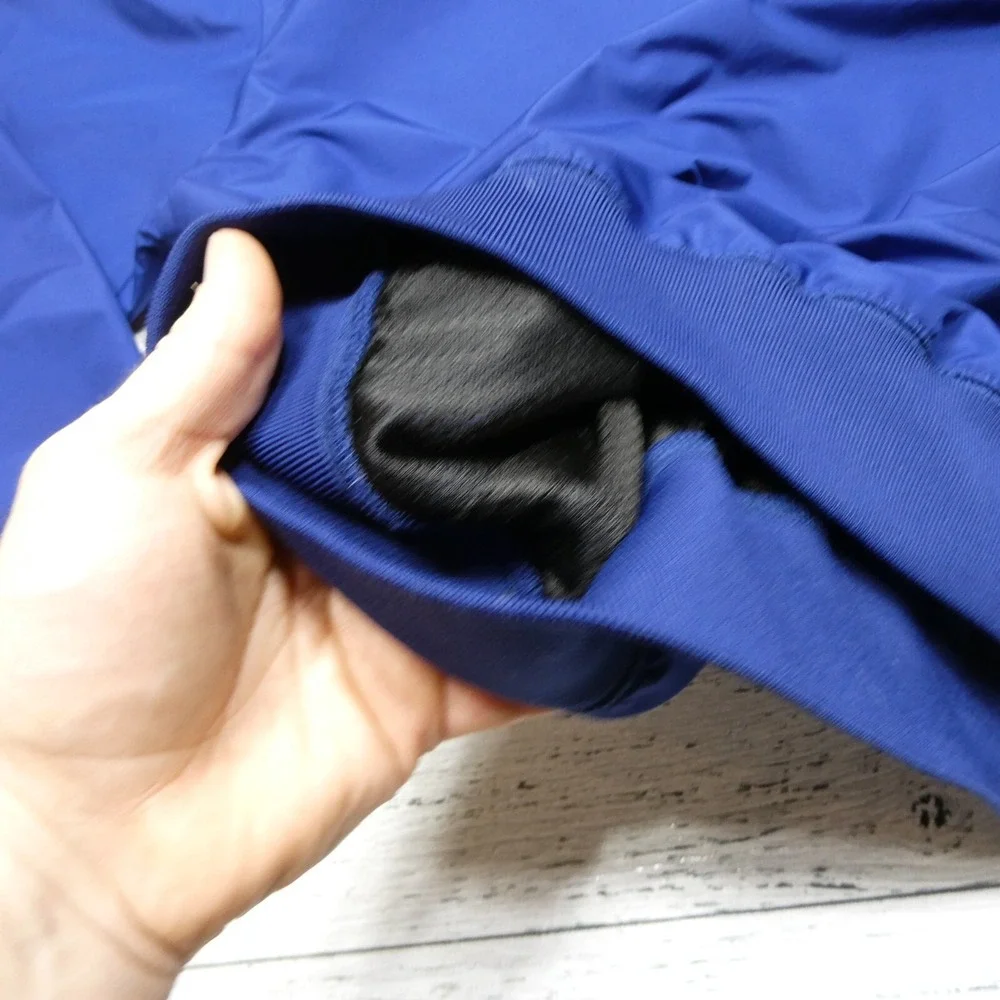 Cabelas Windbreaker Jacket Size Medium Blue Mesh Lined‎ Pullover Windshirt
